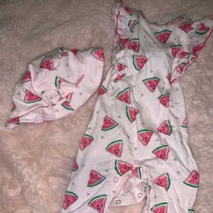 Babygirl one piece // bucket hat